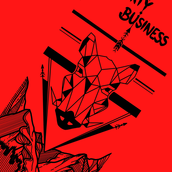 Gabelsticker DIRTY BUSINESS - Black